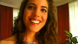 Cute 18 Year Old Girl Gangbanged and Facialed Outdoors