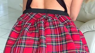 Curly Blonde Teen Records Solo Dildo Masturbation More at