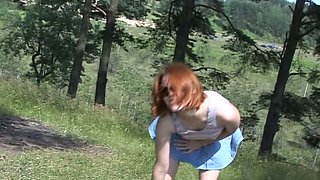You are able to check out all natural redhead pissing in the village
