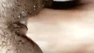 Indian Aunty with Young Boy Playing with Tits & Desi Pussy
