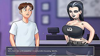 Skyler Fucked Stepmom While Watching Movie With Hard Dick - Car Toon