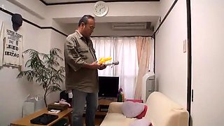 Japanese teen toyed and creampied