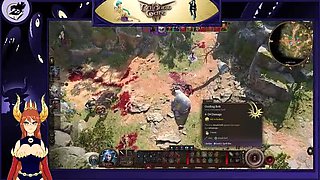 Ebony Elf Lewdness with Small Tits: Baldur's Gate 3 Part 1