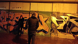 Wife Public Fun with Husband After a Night Out!