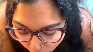 BBC Deepthroat with Asian BBW