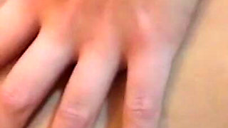 Student Plays with Her Tits
