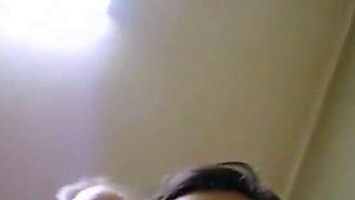 Amateur Thai in Stockings Blows and Rides a White Bull