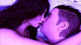 Shy Virgin with big tits and big ass: Spied BF big cock and he made her orgasm. She plays with her pussy and cums on camera!