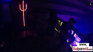 Amateurs Thai bitch in stockings nailed