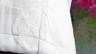 Latina with Colored Hair Fucks with a Fan and Wants More