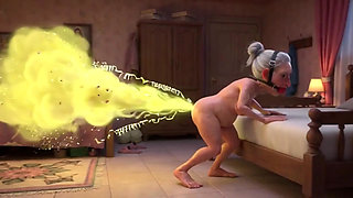 Granny Farting Heavily in Bedroom - Long & Stinky Farts