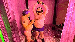 Bear Blindfolded Sensual Edging