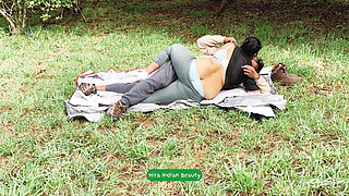 Daring Indian MILF Hira Outdoor Romance with Naked Ass Pressing, Cuddling Love Making