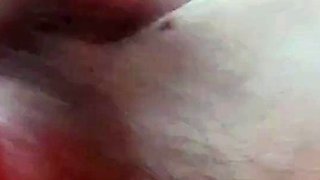 Amateur Brunette Fingers Wet Hairy Pussy