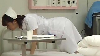 Amazing Japanese model Nozomi Osawa, Luna Kanzaki, Hinata Komine in Horny Nurse, Stockings JAV video