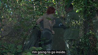 Step Mom's Secret Masturbation in Share Tent Turns Taboo Fuck!