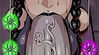 18 Year Gothic Girl Gives Be Sloppy Blowjob and Then I Fuck Her Rough!