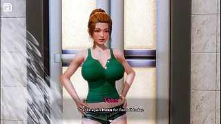 Roleplay, cougar, handjob