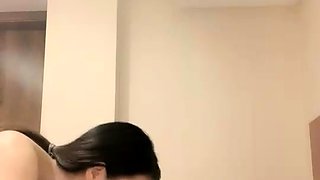 Japanese teen blowjob with creamy mustache