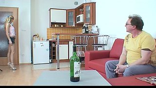 Stunner chickfriend's stepdad sex