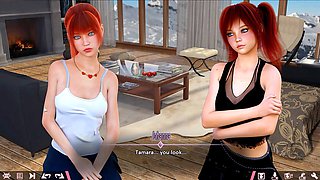 3D animated cartoon fun with Misskitty2k in a bikini