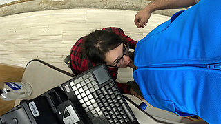 blowing him on the clock better not moan