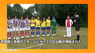 JAV Soccer School with Sexis Japaneses Teens Fucked by Trainers