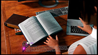 Croft Adventures  Hentai Game Parody  Ep.7 Big Black Cock Titjob and 3some with the Librarian and Bwc!