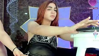 Amateur shemale tranny facialized after a blowjob