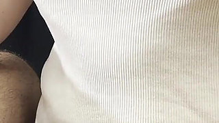 She Brought Cuckold to Orgasm Even in the Chastity Cage