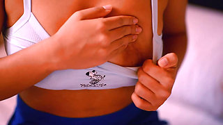 Big brother and his stepsister's friend on the beach.