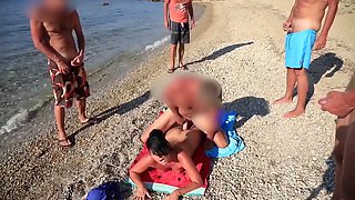 Alexandra Wetts Beach Group Sex Creampies and Cumshots