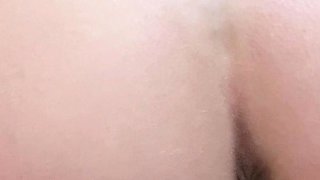 Skinny amateur sucks cock and fingers herself in pov scene