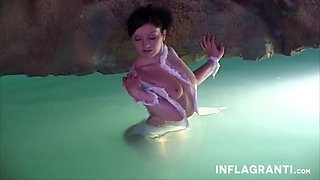 Renee Pornero And Markus Waxenegger - Erotic Renee Gets Dp In Grotto