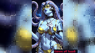 Gol Busty Alien Fantasy Animation