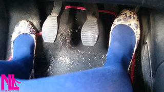 Driving Fast in Flowered Ballet Flats
