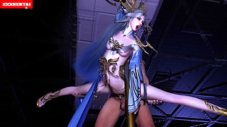 Seductive Priestess: Animated and Curved - 3D Animation Hentai