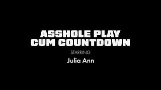 Julia Ann Shows Off Her Big Tits in Black Lingerie and Heels