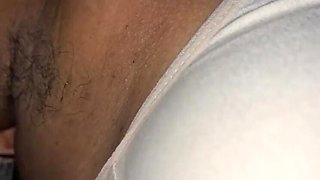 Desi Indian MILF Closeup Boobs Pressing and Loud Moaning Orgasm with Cum in Mouth Blowjob