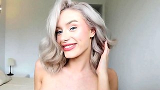 Blonde Latina Babe's Solo Webcam Show