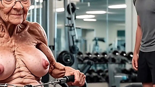 Old Ladies in the Gym