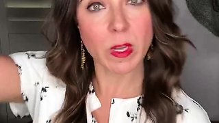 Brunette solo darling masturbating at home