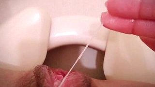 Secretly Masturbating in the Toilet of My Boyfriend's House
