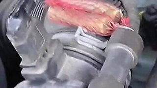 Stranded Car Breakdown - Hot Mechanic Fucks Me Hard Roadside!