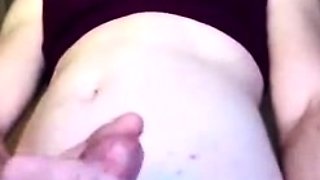 Cumbrain Amateur Standing Masturbation In Sexy Lingerie