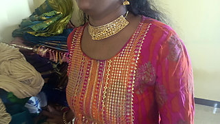 Housewife Showing Cute Breast for Her Step Stepbrother