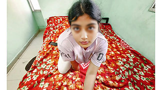 Desi Stepsister Ankita Home Alone Fucked Hard By Stepbrother's Big Black Cock - Tight Pussy Doggystyle