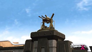 Bird's big cock sex by Scifi-X