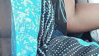 Extreme Flashing at the Beach. Made My Uber Driver Play with My Clit Till I Squirt