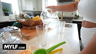 London River can\u2019t help but notice her nice new landscaper, tyler, is stroked up - mylf